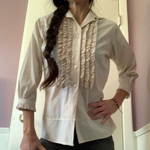 Vintage Women’s Tuxedo Shirt